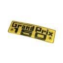 Schriftzug "Grand Prix 150" -gelb/schwarz-