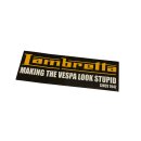 Sticker "Lambretta making the..." (14,5x5cm)